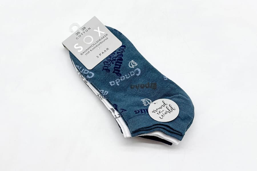 3 Packungen Socken SOX, Gr. 35/38
